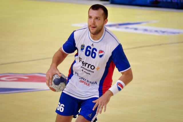 Remigiusz Lasoń zdobył cztery bramki dla opolskiego zespołu.