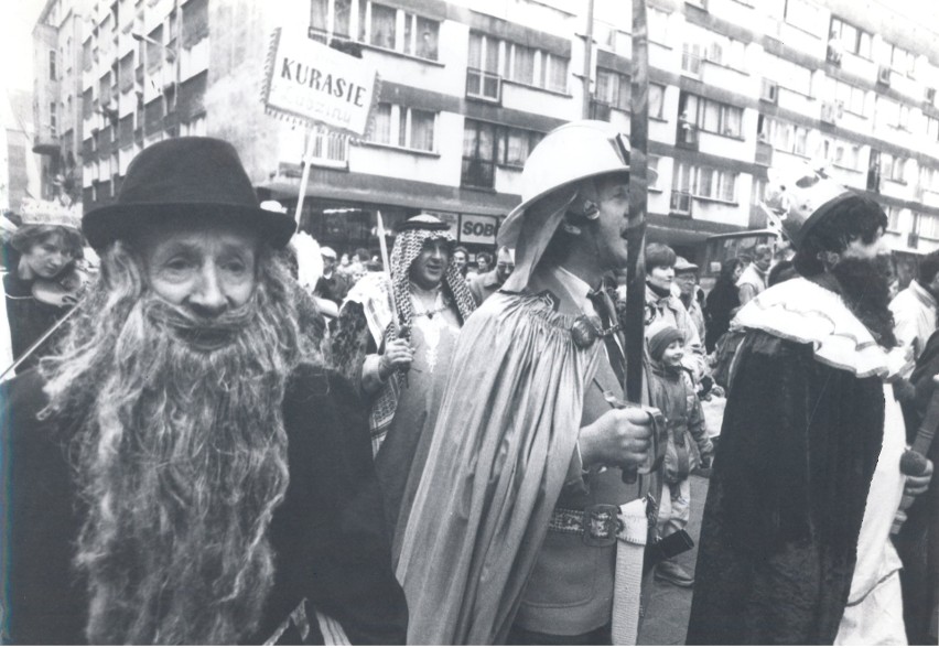Parada Kolędników w 1994 roku.