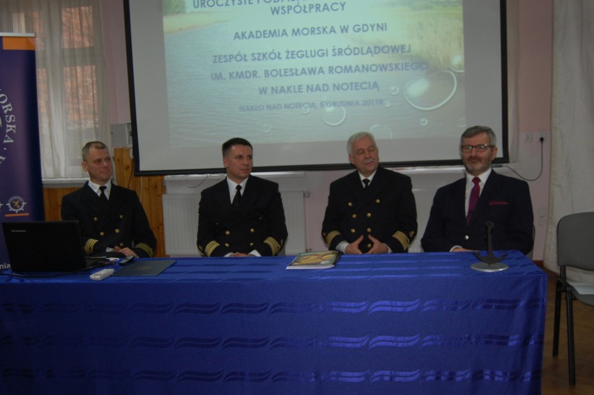 Akademie Morskie w Gdyni  i Szczecinie partnerami Nakła (zdjęcia)