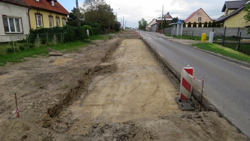 Przebudowa drogi Police-Szczecin w Przesącinie. Co dzieje się na budowie? Sprawdzamy. ZDJĘCIA