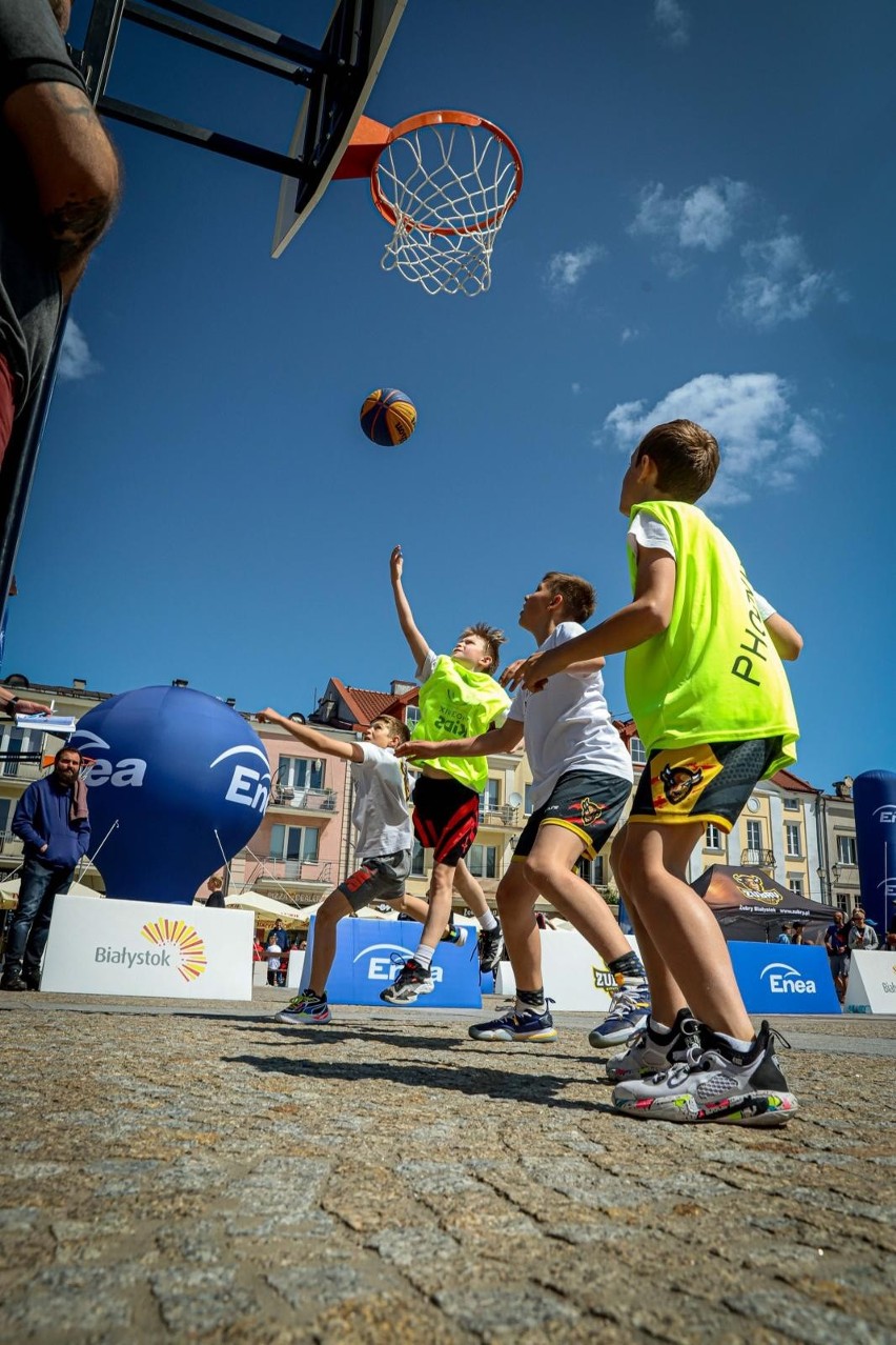 Enea Streetball 2023. Rynek Kościuszki w Białymstoku...