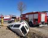 Wypadek  w miejscowości Hajdaszek. Zderzyły się ciągnik rolniczy i volkswagen. Ranne dwie osoby
