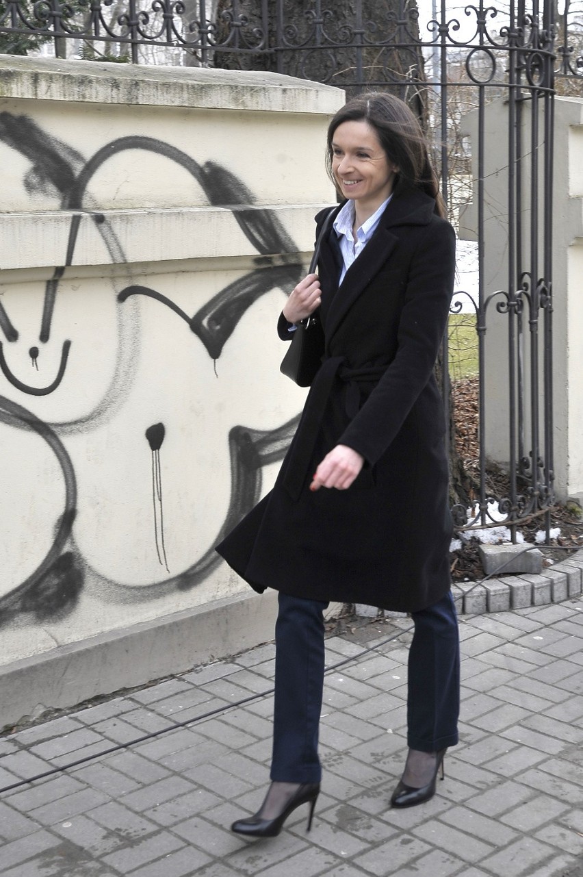 Marta Kaczyńska stawia w ubiorze na klasykę i elegancję....
