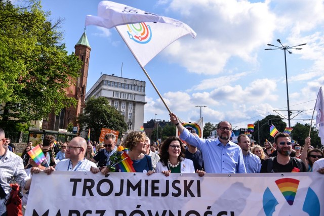 26.05.2018 Gdańsk IV Trómiejski Marsz Równosci przeszedł ulicami miasta - w manifestacji udział wzięło kilka tysięcy ludzi. 