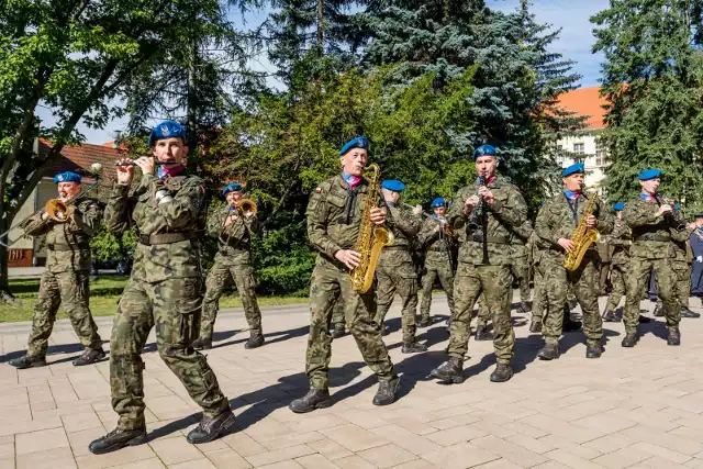 Orkiestra Wojskowa z Bydgoszczy w Wilnie zaprezentuje swoją nową musztrę.