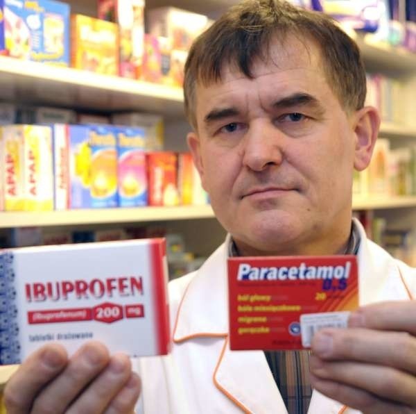 - Paracetamol i ibuprofen pozostaną w sprzedaży, ale pod innymi nazwami - mówi  Zbigniew Karczewski z Franciszkańskiej.