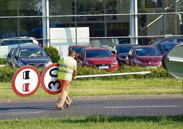 Pierwsze prace na przyszłym węźle przy Centrum Handlowym IKEA ruszyły kilka dni temu