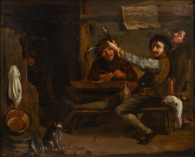 David Teniers Młodszy (krąg), Scena w karczmie, XVII w., olej, deska