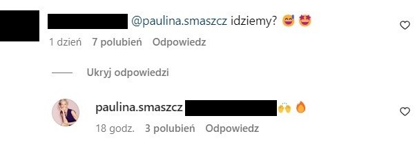 Paulina Smaszcz zareagowała na ogłoszenie Marcina Hakiela....