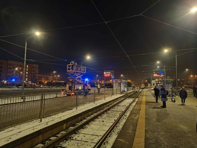 Tramwaje nie kursowały na trasie PST.