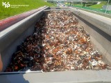 Transport 24 ton nielegalnych śmieci z Niemiec zatrzymany na autostradzie A4 [ZDJĘCIA, FILM]