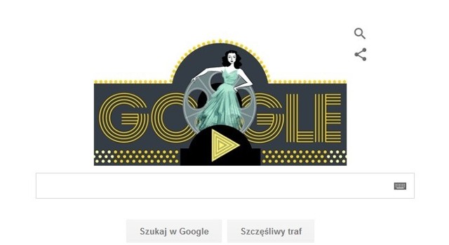 Hedy Lamarr w Google Doodle. Zdecydował jej słynny orgazm?