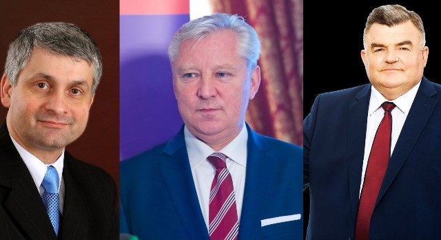 Wyniki PKW wyborów do Senatu 2015 w województwie podlaskim. PiS ma trzy mandaty, oto nowi senatorowie (od lewej): Bohdan Paszkowski, Jan Dobrzyński i Tadeusz Romańczuk