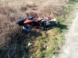 Śmierć motocyklisty. Czołowe zderzenie na granicy Zielonek i Krakowa, droga była zablokowana