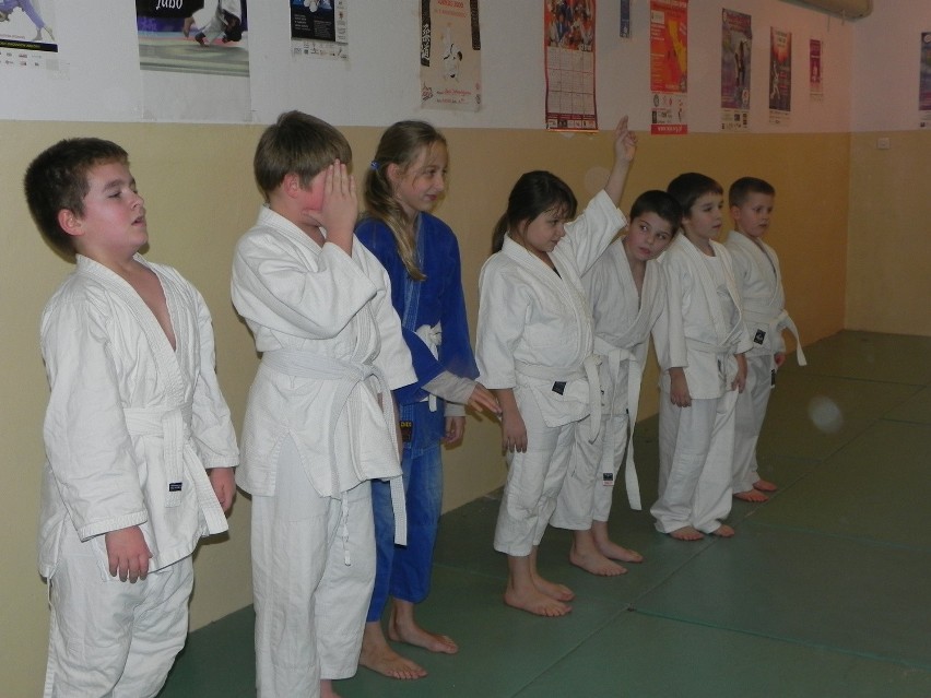 Trening judoków Bydgoskiego Klubu Sportowego Judo