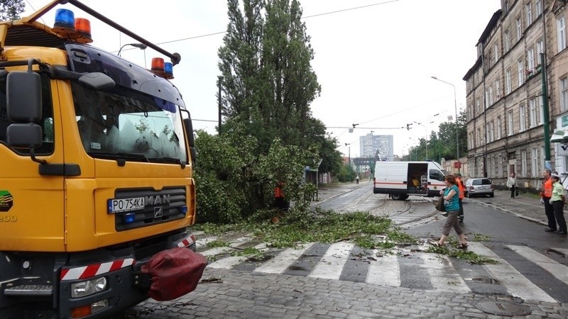 Burza przeszła przez Poznań