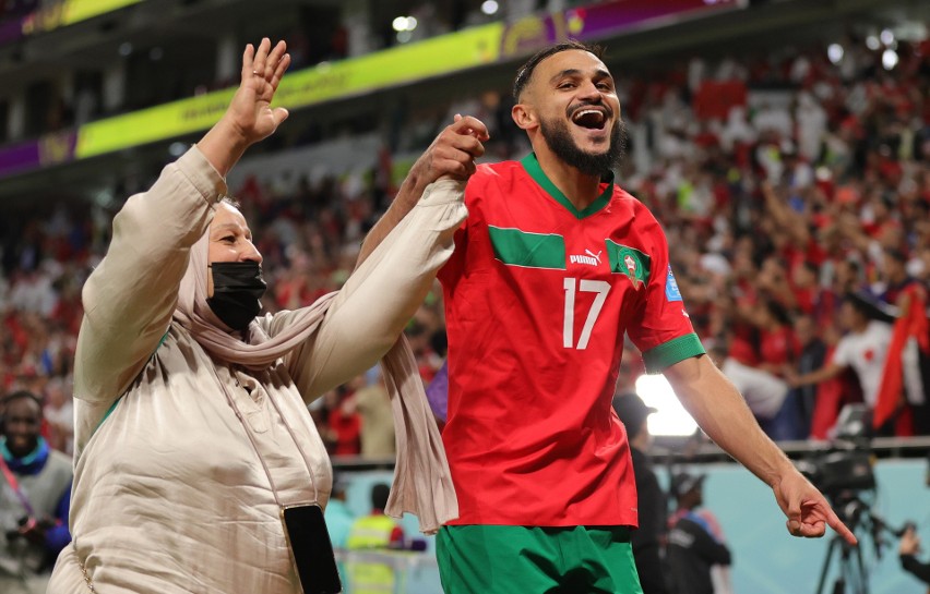 Wdzięczność! Marokańscy piłkarze świętowali awans do...