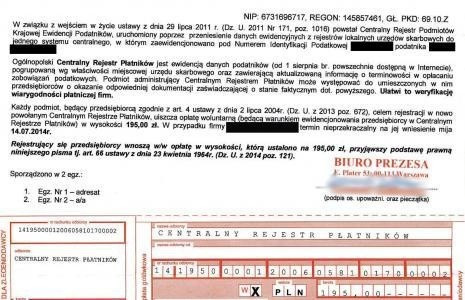 Centralny Rejestr Płatników. Oszuści nie złożyli broni i nadal naciągają na 195 zł