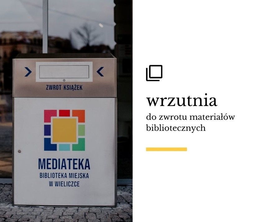 Przed budynkiem biblioteki w Wieliczce zamontowano...