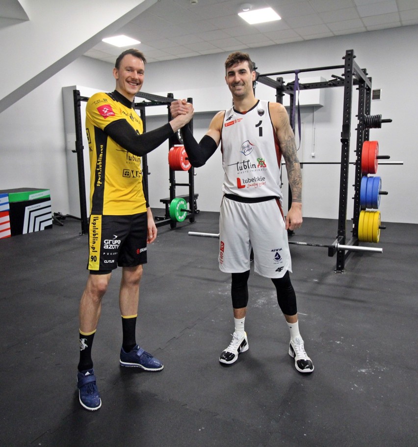 Koszykarskie i siatkarskie drużyny z Lublina połączyły siły i mają wspólną siłownię w hali Globus