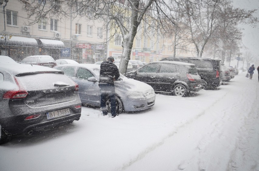 Zima w Białymstoku 2019. Śnieg zasypał miasto...