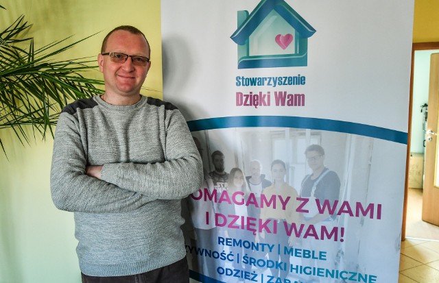 - Liczy się każda pomoc, każda złotówka - mówi Adam Jaworski, prezes Stowarzyszenia "Dzięki Wam" w Bydgoszczy.