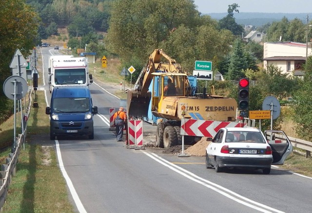 Na remontowanym moście w Stykowie jest ruch wahadłowy, z sygnalizacją świetlną