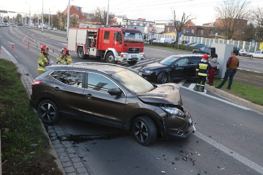 Wrocław: Wypadek na Krakowskiej. Ulica była zablokowana