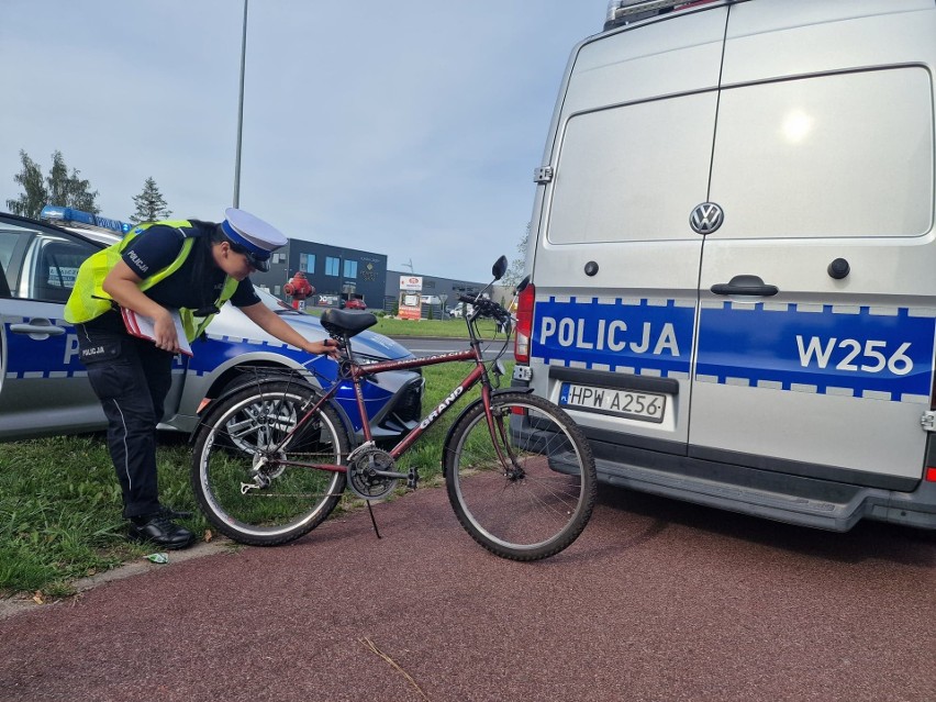 Potrącenie rowerzysty na Słowiańskiej w Koszalinie [zdjęcia] 