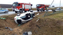 Moczydły. Wypadek śmiertelny. Nie żyje 49-letnia kobieta