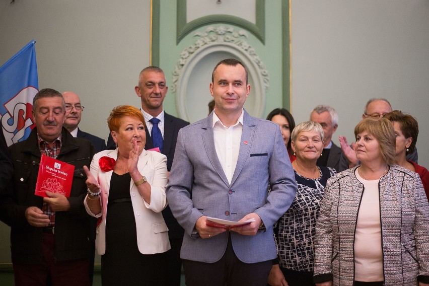 Komitet Wyborczy SLD Lewica Razem przedstawił w Słupsku...