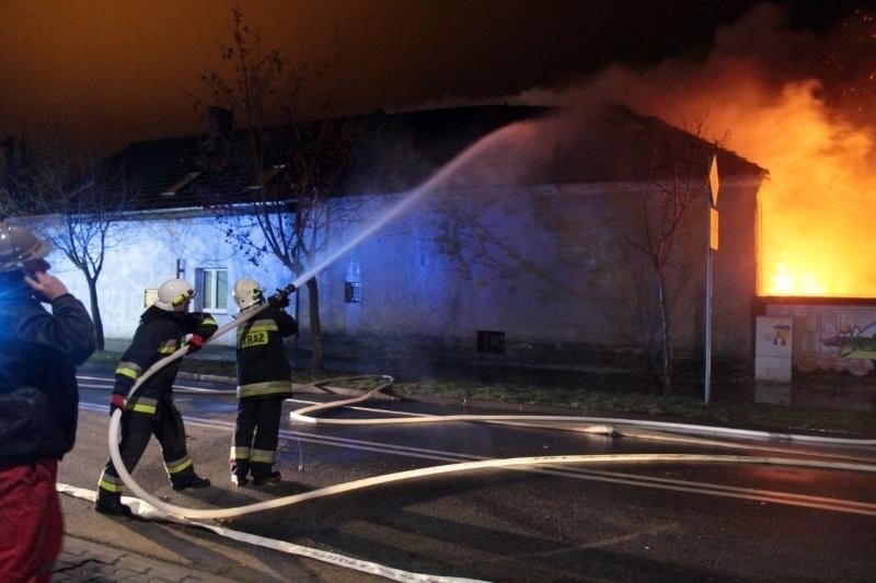 Pożar w Siechnicach, 29.11.2014