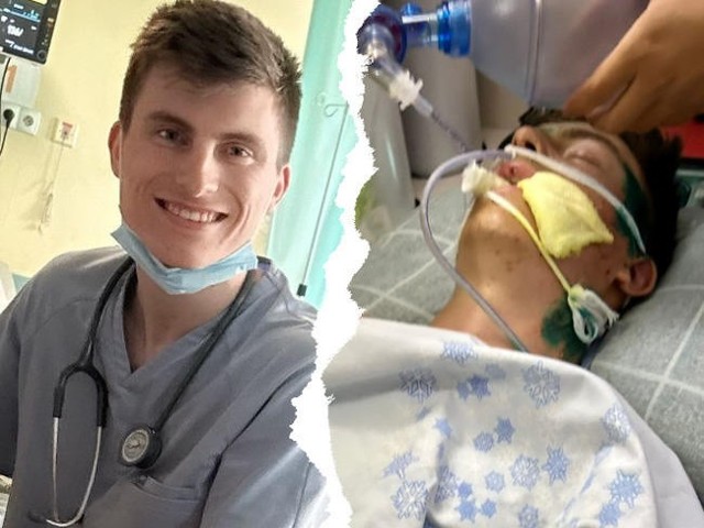 26-letni Tomasz Dembowski uległ wypadkowy w Uzbekistanie, bliscy lekarza prowadzą zbiórkę na transport medyczny chorego do Polski