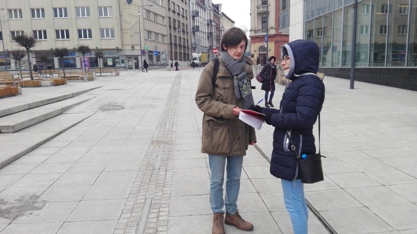 Reforma edukacji w Śląskiem: W centrum Katowic można było podpisać się pod wnioskiem o referendum 