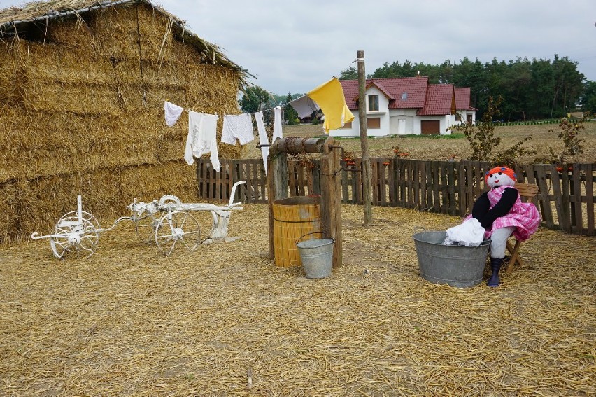 Dożynkowe witacze pojawiły się na terenie całej gminy...