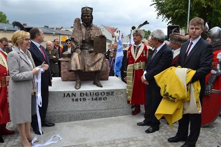 Odsłonięcie pomnika Jana Długosza w Kłobucku