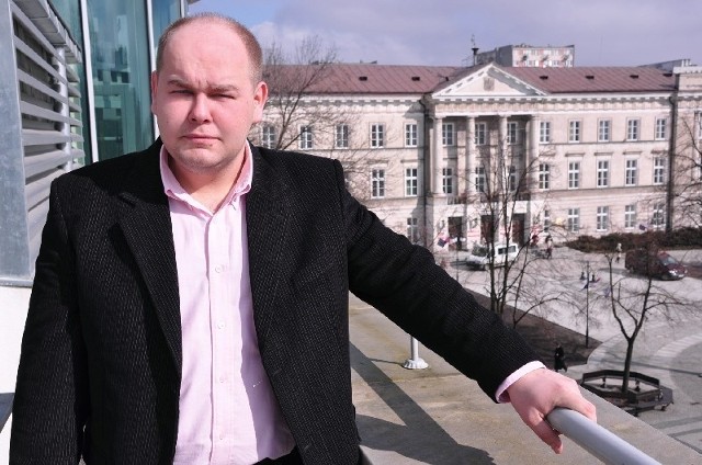 Grzegorz Gajek, kierownik restauracji i kręgielni w galerii Rosa.