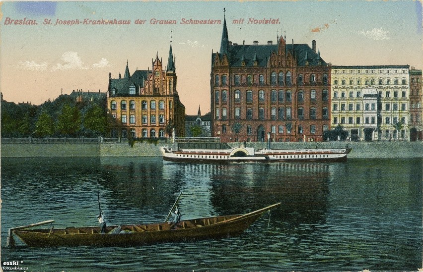 Lata 1910-1915 , Szpital św. Józefa i Zgromadzenie św....