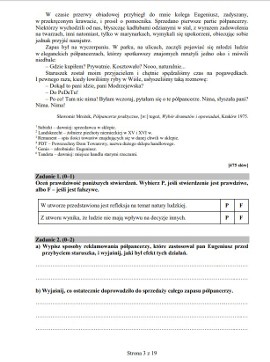 Próbny egzamin ósmoklasisty Operon: JĘZYK POLSKI 2018. Arkusze, odpowiedzi,  pytania [27.11.2018] | Gazeta Współczesna