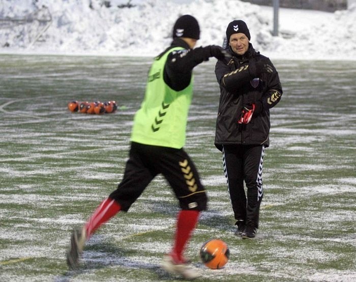 Zimowy trening Polonii Bytom