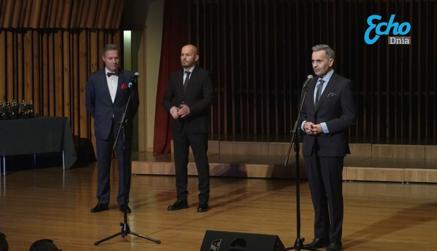 Gala Lidera Regionu 2022 w Radomiu. Od lewej: dyrektor...
