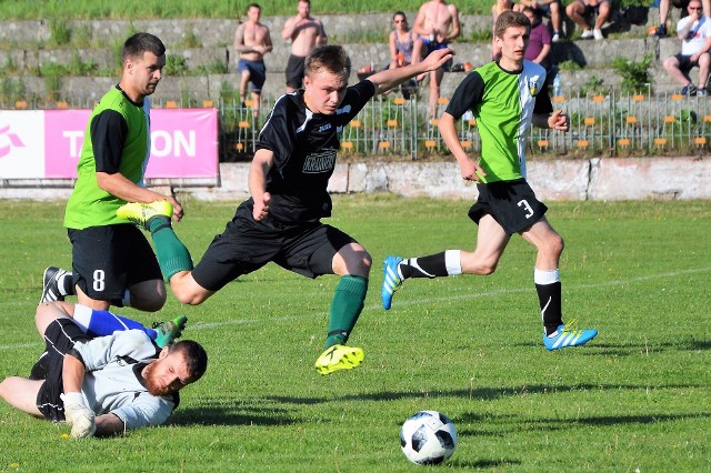 Damian Ochman otworzył konto bramkowe Górnika Brzeszcze w meczu przeciwko Piotrowicom (6:1).