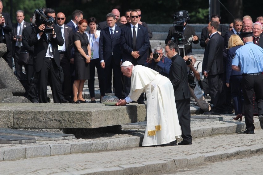 Papież Franciszek w Auschwitz Birkenau