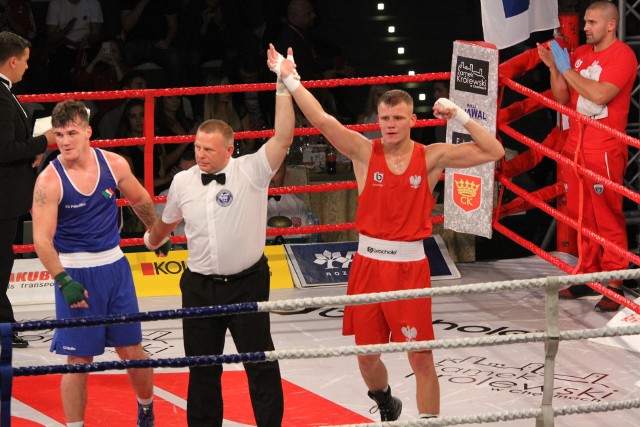 Daniel Adamiec z Rushh Kielce wygrywał już pojedynki w Światowej Konfrontacji Boksu Olimpijskiego
