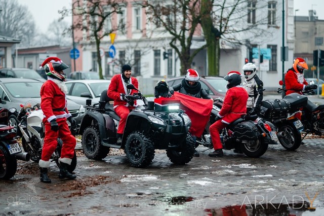 Mikołaje na kołach w Lublińcu. Akcja motocyklistów dla dzieci!