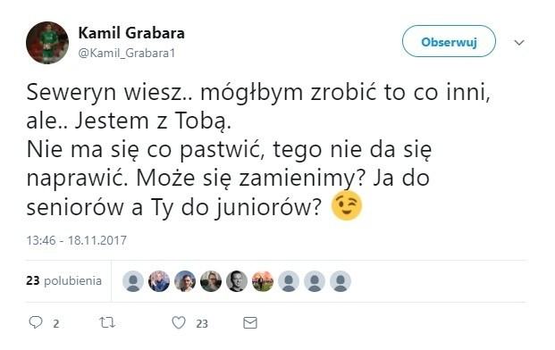 PKO Ekstraklasa. Kamil Grabara broni Filipa Bednarka przed kibicami Lecha Poznań. "Wam to by nawet Courtois nie pasował"