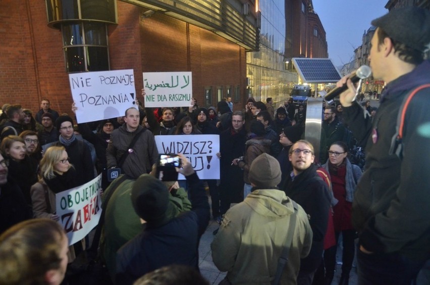 Stop rasizmowi w Poznaniu: Protestowali przeciwko przemocy...