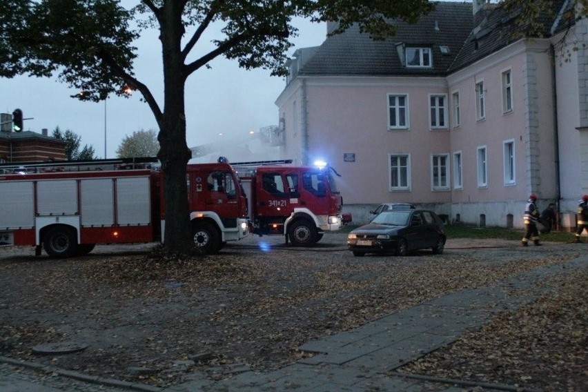 Pożar w budynku przy ul. Lutosławskiego