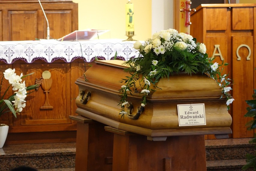 Ostrów Mazowiecka. Pogrzeb Edwarda Adama Radwańskiego, 26.02.2020. Był Honorowym Obywatelem Miasta