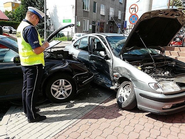 Zderzenie w centrum Niska